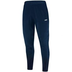 Damskie spodnie dresowe Jako polyester Classico. Niebieskie spodnie dresowe damskie Jako, bez wzorów, z dresówki, eleganckie, do piłki nożnej. Za 190.00 zł.