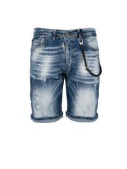 Xagon Szorty "Denin Shorts" | MR 229 | Mężczyzna | Niebieski. Niebieskie szorty męskie Xagon, bez wzorów, z bawełny, eleganckie. W wyprzedaży za 459.00 zł.