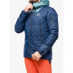 Kurtka narciarska męska Ortovox Swisswool Zinal Jacket. Zielone kurtki sportowe męskie ORTOVOX, na zimę, m, bez wzorów, bez kaptura, narciarskie. Za 1,322.99 zł.