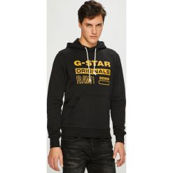 G-Star Raw - Bluza. Czarne bluzy męskie G-Star Raw, m, bez wzorów, z bawełny, bez ramiączek, z kapturem. W wyprzedaży za 269.90 zł.