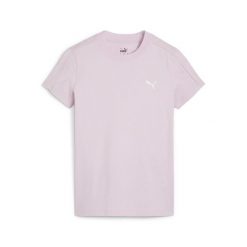Koszulka damska HER PUMA Grape Mist Purple. Fioletowe koszulki sportowe damskie Puma, s, bez wzorów, z gumy, bez ramiączek, na jogę i pilates. Za 79.99 zł.