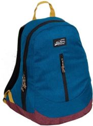 Plecak New Rebels Andes Front Zip 25 l niebieski. Niebieskie plecaki męskie Erima, z aplikacjami, z materiału, biznesowe. Za 166.99 zł.
