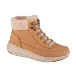 Buty do chodzenia damskie Skechers On-the-go Stellar. Brązowe obuwie sportowe damskie Skechers, bez wzorów, z materiału, bez zapięcia, trekkingowe. Za 459.99 zł.