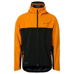 Kurtka wodoodporna VAUDE Moab. Brązowe kurtki męskie Vaude, bez wzorów, sportowe, bez kaptura. Za 801.00 zł.
