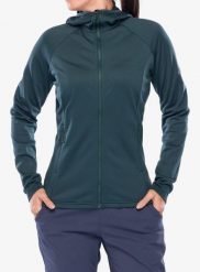 Bluza damska z kapturem Montane Protium Hoodie. Zielone bluzy damskie Montane, l, bez wzorów, z elastanu, bez ramiączek, z kapturem. Za 244.99 zł.