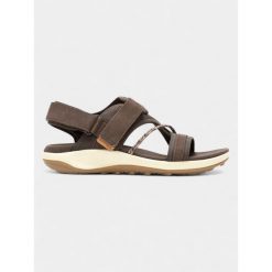 Sandały damskie Merrell Terran 4 Backstrap. Brązowe sandały damskie Merrell, bez wzorów, z materiału, bez obcasa, bez zapięcia. Za 499.00 zł.