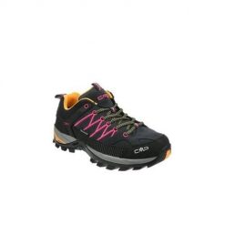 Buty trekkingowe damskie CMP Rigel. Czarne obuwie trekkingowe damskie CMP, z materiału, bez zapięcia. Za 422.00 zł.