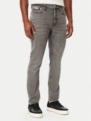 Calvin Klein Jeans Jeansy LV04RH729G Szary Slim Taper Fit. Szare jeansy męskie Calvin Klein Jeans, z bawełny. Za 409.99 zł.