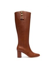 LAUREN RALPH LAUREN Kozaki Kenndi 802977889001 Brązowy. Brązowe kozaki damskie Lauren Ralph Lauren, bez wzorów, ze skóry, bez obcasa, na słupku, bez zapięcia. Za 1,399.00 zł.