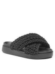 Inuikii Klapki Woven 70104-105 Czarny. Czarne klapki damskie Inuikii, bez wzorów, z materiału, bez obcasa, bez zapięcia. Za 1,079.00 zł.