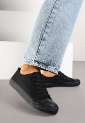 Czarne Lekkie Trampki Vices Przed Kostkę Elletri. Czarne trampki i tenisówki damskie Born2be, bez wzorów, z jeansu, przed kostkę, bez zapięcia. Za 44.99 zł.