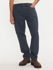 Calvin Klein Jeans Spodnie materiałowe J30J326263 Niebieski Straight Fit. Niebieskie spodnie materiałowe męskie Calvin Klein Jeans, bez wzorów, z jeansu. Za 359.99 zł.