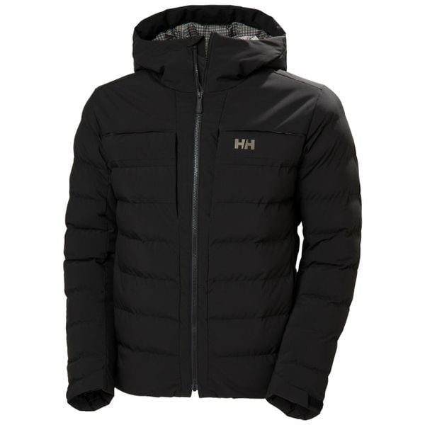 Kurtka z kapturem Helly Hansen Bossanova. Czarne kurtki sportowe męskie Helly Hansen, na zimę, m, bez wzorów, z materiału, z kapturem, narciarskie. Za 1,170.50 zł.