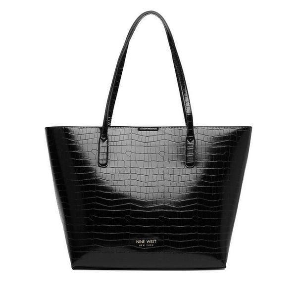 Torebka Nine West. Czarne shopperki damskie Nine West, bez wzorów, bez dodatków. Za 279.99 zł.