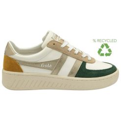 Trenerzy damscy Gola Grandslam Quad. Białe obuwie sportowe damskie Gola, bez wzorów, bez zapięcia. Za 468.00 zł.