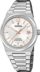 Zegarek Festina Zegarek damski Festina F20035-2 srebrny. Szare zegarki damskie Festina, srebrne. Za 891.00 zł.