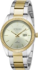 Zegarek Strand Zegarek męski Strand S721GDFGSF-DS srebrny. Szare zegarki męskie Strand, bez wzorów, srebrne. Za 340.00 zł.