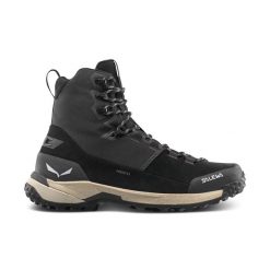 Buty trekkingowe damskie Salewa Puez Winter Mid Powertex. Czarne obuwie trekkingowe damskie Salewa, z materiału, za kostkę, bez zapięcia. Za 1,101.00 zł.