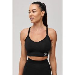 Stanik sportowy bezszwowy Rough Radical Seamless Classic Sports Bra. Czarne bielizna sportowa damska ROUGH RADICAL, l, bez wzorów. W wyprzedaży za 111.92 zł.