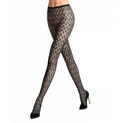 Rajstopy damskie Falke Fluid Fusion. Czarne rajstopy i pończochy Falke, bez wzorów, z elastanu. Za 157.50 zł.