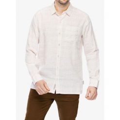 Koszula męska Royal Robbins Hempline Spaced L/S. Białe koszule męskie ROYAL ROBBINS, l, bez wzorów, casualowe, bez kołnierzyka, bez ramiączek. Za 345.99 zł.