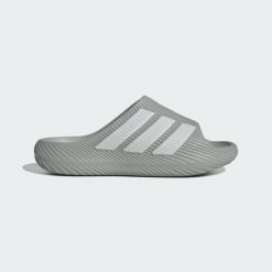 Klapki Purechill. Szare klapki męskie Adidas, bez wzorów, bez zapięcia. Za 219.00 zł.