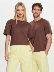 Pangaia T-Shirt 365 With C-Fiber Brązowy Regular Fit. Brązowe t-shirty damskie Pangaia, m, bez wzorów, z bawełny, bez kołnierzyka, bez ramiączek. Za 159.99 zł.