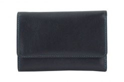 Portfel skórzany BARBERINI'S czarny ML8268-1. Czarne portfele damskie Barberinis, ze skóry. Za 189.99 zł.
