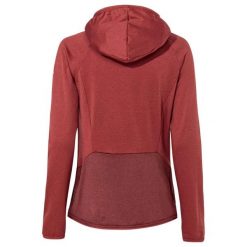 Bluza damska z kapturem VAUDE Tekoa II. Czerwone bluzy damskie Vaude, l, bez wzorów, z polaru, bez ramiączek, z kapturem. Za 425.55 zł.