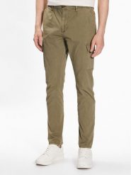 INDICODE Spodnie materiałowe Umut 60-320 Zielony Regular Fit. Zielone spodnie materiałowe męskie INDICODE, bez wzorów, z bawełny. Za 179.99 zł.