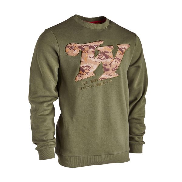 WINCHESTER Redstone Sweater Green – M. Zielone bluzy męskie WINCHESTER, m, bez wzorów, sportowe, bez ramiączek, bez kaptura. Za 283.50 zł.