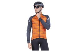 Kurtka rowerowa męska Alé Cycling Solid Sharp. Brązowe kurtki męskie ALÉ CYCLING, l, bez wzorów, z elastanu, klasyczne, bez kaptura. Za 591.25 zł.