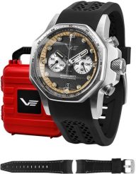 Zegarek męski Vostok Europe VK64-640A698S czarny. Czarne zegarki męskie Vostok Europe, bez wzorów. Za 6,112.12 zł.