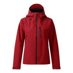 Damska kurtka turystyczna Dare 2B Torrek III. Czerwone kurtki sportowe damskie Dare 2B, l, bez wzorów, z materiału, bez ramiączek, z kapturem, trekkingowe. Za 374.50 zł.