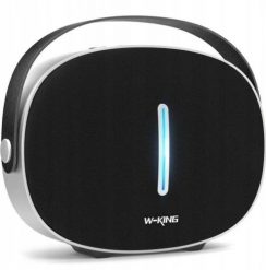 Głośnik bezprzewodowy Bluetooth W-KING T8II czarny. Czarne głośniki przenośne W-KING. Za 493.99 zł.