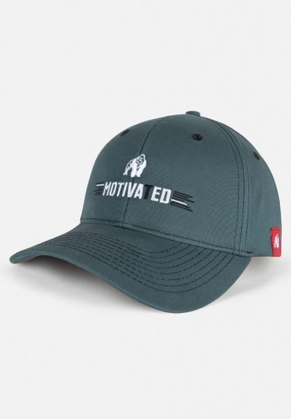 Hays Flexfit Czapka - Petrol. Niebieskie czapki damskie GORILLA WEAR, bez wzorów, z bawełny, sportowe. Za 145.00 zł.