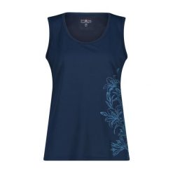 Damski tank top CMP. Niebieskie topy damskie CMP, s, bez wzorów, sportowe, bez kołnierzyka, bez ramiączek. Za 143.50 zł.