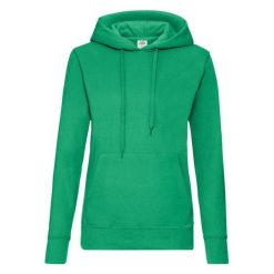 Bluza Damska Z Kapturem. Zielone bluzy damskie fruit of the loom, xs, bez wzorów, bez ramiączek, z kapturem. Za 104.99 zł.