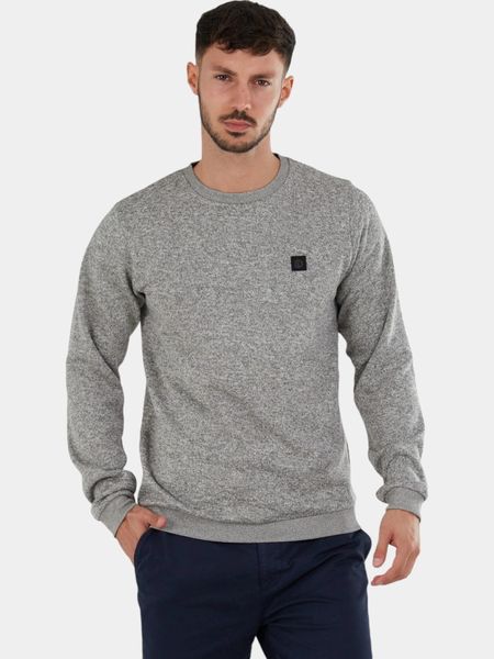 Sweter męski Fundango Randall. Szare swetry męskie FUNDANGO, m, bez wzorów, z materiału, biznesowe, bez kołnierzyka, bez ramiączek. Za 299.00 zł.