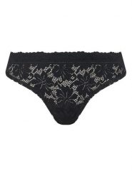 Selmark Stringi 10901 Czarny. Czarne majtki damskie Selmark, z syntetyku. Za 49.99 zł.