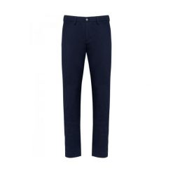 Spodnie Kariban Premium Chino. Niebieskie eleganckie spodnie męskie KARIBAN, bez wzorów, długie. Za 321.00 zł.