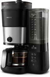 Philips HD7900/01 coffee machine with grinder black. Czarne ekspresy przelewowe Philips. Za 894.44 zł.
