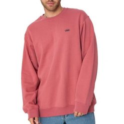 Bluza polarowa VANS LEFT CHEST II LOOSE CR Rose. Czerwone bluzy sportowe męskie Vans, bez wzorów, z polaru, bez kaptura. Za 171.99 zł.