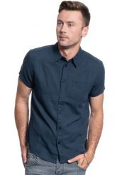 WRANGLER SS 1 PKT SHIRT MĘSKA KOSZULA KRÓTKI RĘKAW NAVY W5J1LO114 112130169. Niebieskie koszule męskie Wrangler, m, bez wzorów, bez kołnierzyka, bez ramiączek. Za 139.99 zł.