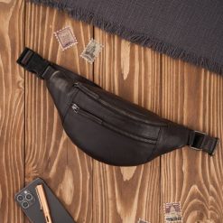 Saszetka męska skórzana brązowa na pas Paolo Peruzzi AL-11-BR. Brązowe saszetki i nerki męskie z materiału. Za 169.00 zł.