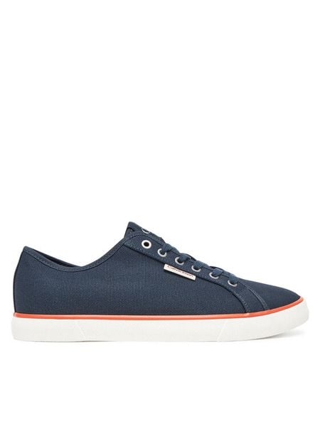 Calvin Klein Jeans Tenisówki Ess Vulc Low Mg Cv YM0YM01301 Granatowy. Niebieskie trampki męskie Calvin Klein Jeans, bez wzorów, z jeansu, bez zapięcia. Za 149.99 zł.