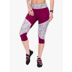 Legginsy wspinaczkowe damskie Ocun Rhea 3/4 Leggings. Czerwone legginsy damskie Ocun, bez wzorów. Za 114.99 zł.