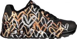 Skechers Buty damskie UNO METALIC LOVE (155523-BKGD) 38.5. Obuwie sportowe damskie Skechers, bez wzorów, bez zapięcia. Za 344.40 zł.