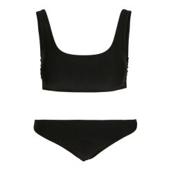 Damski Zestaw Bikini Z Podkoszulkiem. Czarne stroje kąpielowe damskie Urban Classics, xl, bez wzorów. Za 137.99 zł.