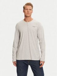 Guess Koszulka piżamowa U4YP30 KCAM1 Szary Regular Fit. Szare piżamy męskie Guess, m, z aplikacjami, z bawełny, bez kołnierzyka, bez ramiączek. Za 99.99 zł.